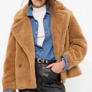 Cozy Tan Teddy Jacket